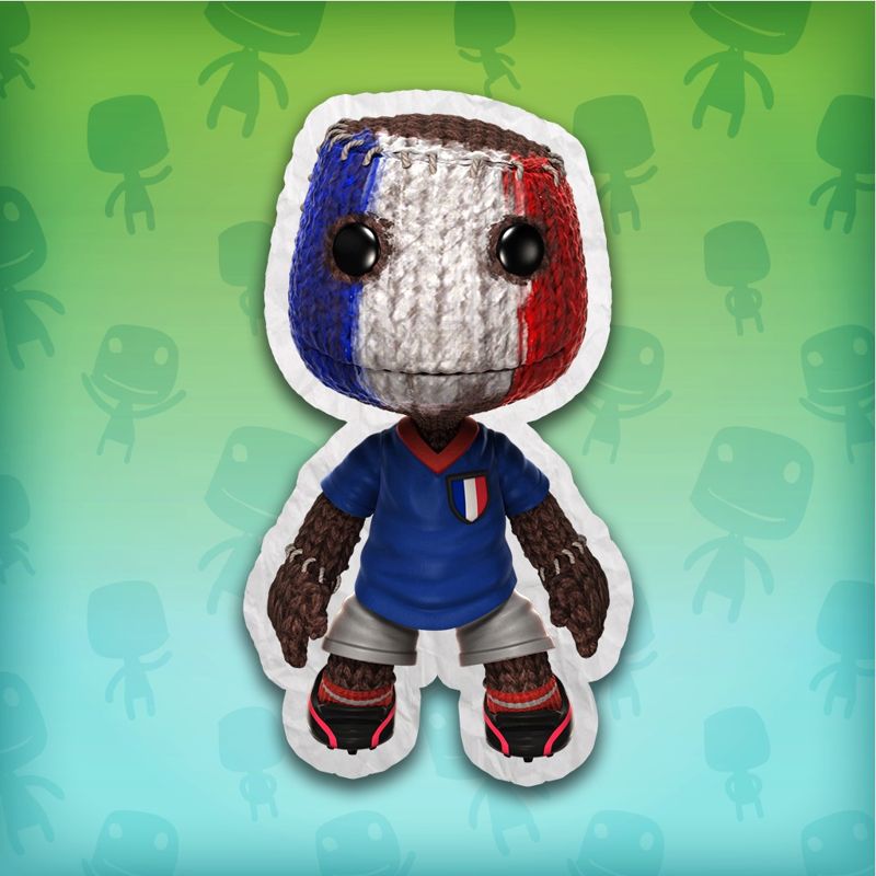 Front Cover for LittleBigPlanet 2: France Soccer Fan Costume (PlayStation 3) (PSN (SEN) release)