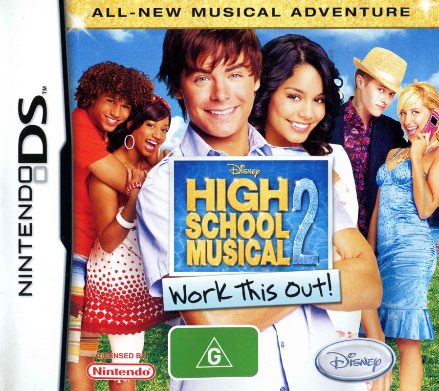 Front Cover for High School Musical 2: Work This Out! (Nintendo DS)