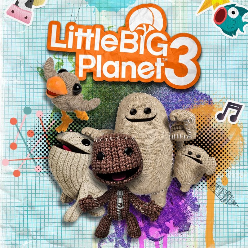 Front Cover for LittleBigPlanet 3 (PlayStation 3 and PlayStation 4) (PSN (SEN) release)