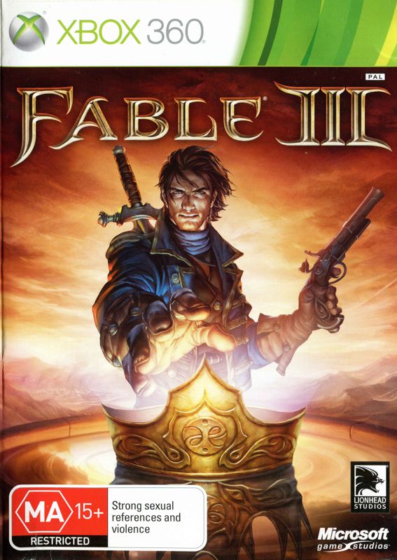 Front Cover for Fable III (Xbox 360)