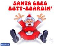 Front Cover for Santa Goes Butt-Boardin' (Browser)