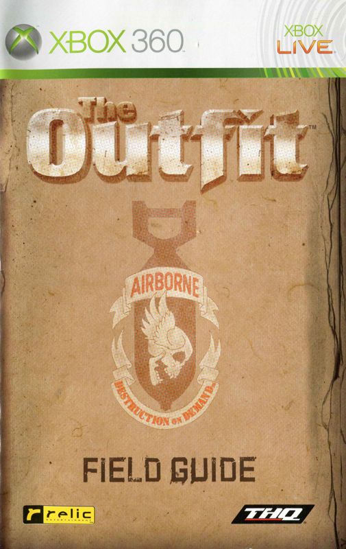 Manual for The Outfit (Xbox 360): Front