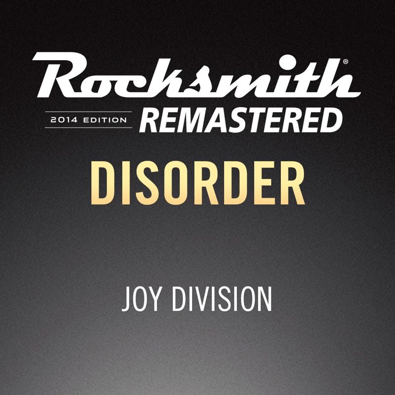 Front Cover for Rocksmith 2014 Edition: Remastered - Joy Division: Disorder (PlayStation 3 and PlayStation 4) (download release)