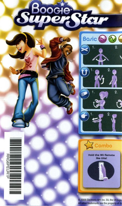 Reference Card for Boogie SuperStar (Wii): Left