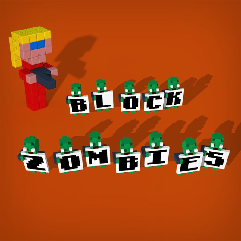 Front Cover for Block Zombies! (Wii U) (download release)