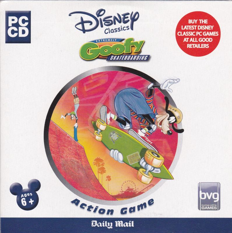 Front Cover for Disney's Extremely Goofy Skateboarding (Windows) (Daily Mail release)