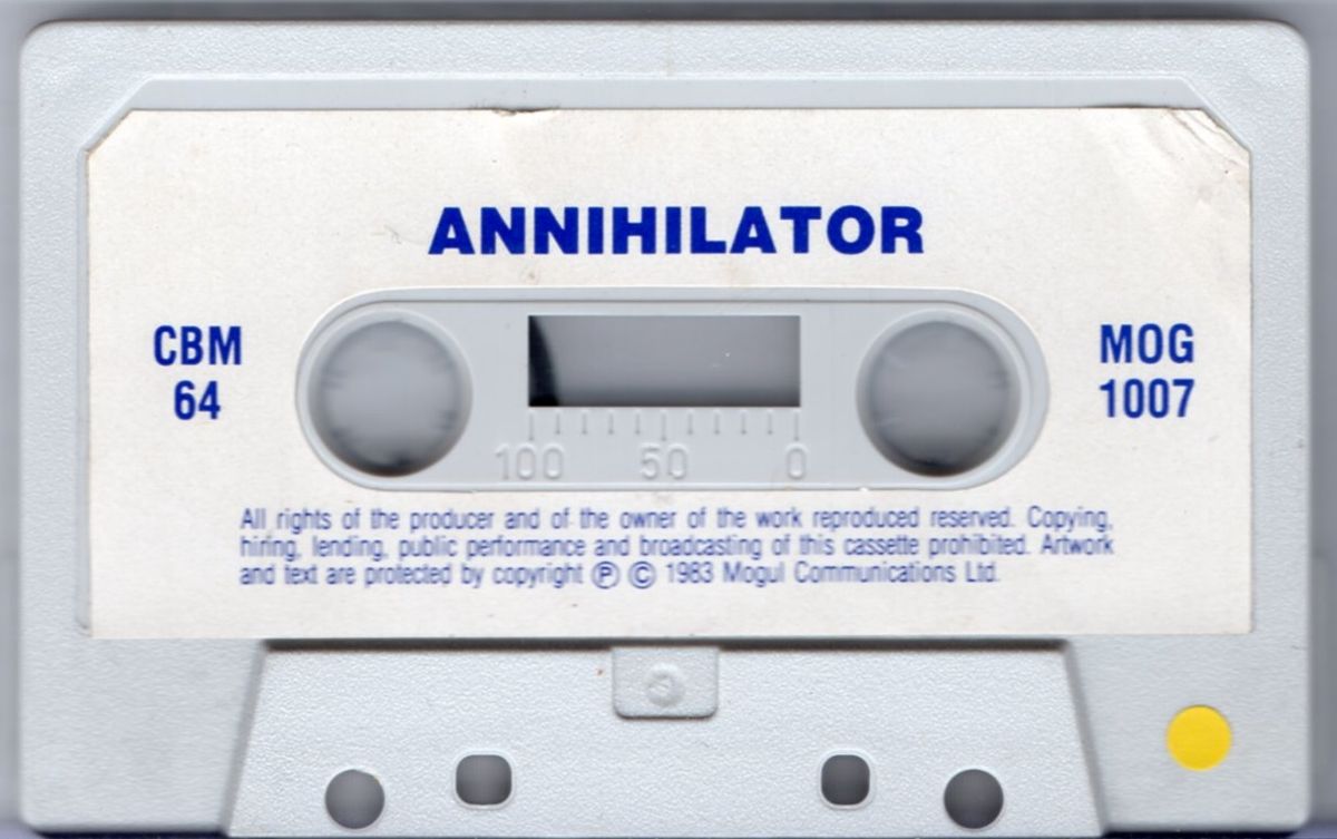 Media for Annihilator (Commodore 64) (Mogul Communications version)