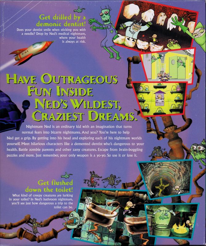 Inside Cover for Nightmare Ned (Windows): Right