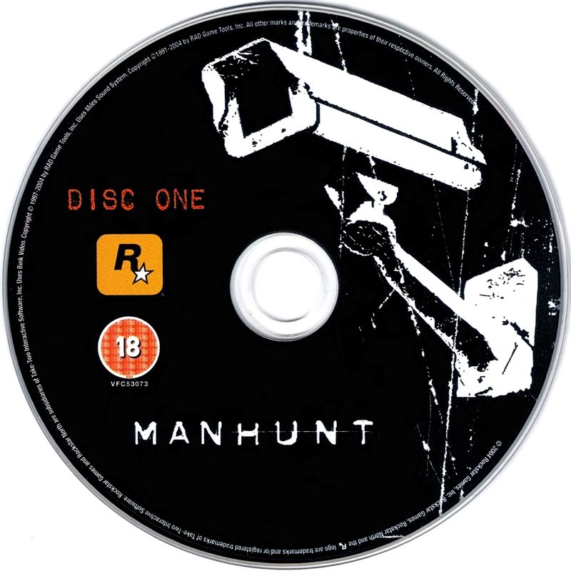 Media for Manhunt (Windows): Disc 1