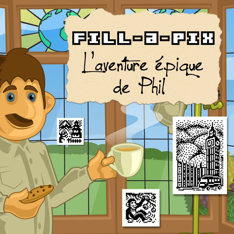 Front Cover for Phil's Epic: Fill-a-Pix Adventure (Nintendo Switch) (download release)