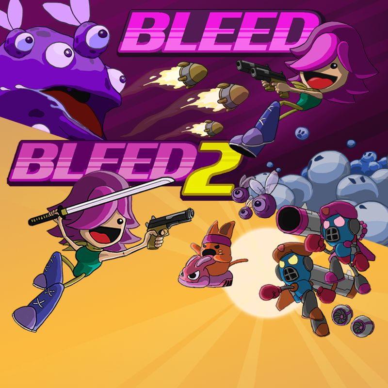 Front Cover for Bleed + Bleed 2 (PlayStation 4) (download release)