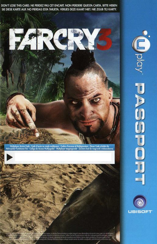 Other for Far Cry 3 (Xbox 360): Uplay Passport - front