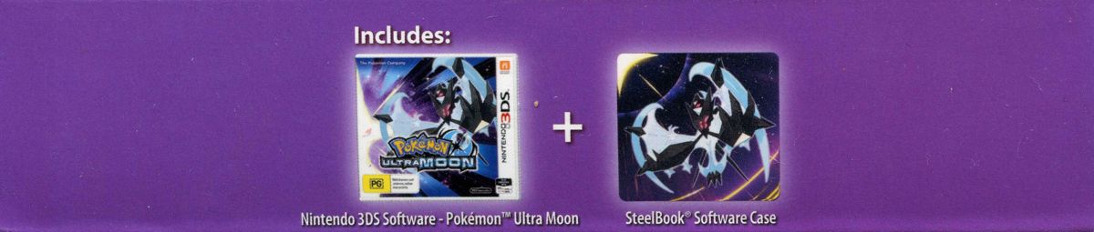 Spine/Sides for Pokémon Ultra Moon (Nintendo 3DS) (Fan edition): Top