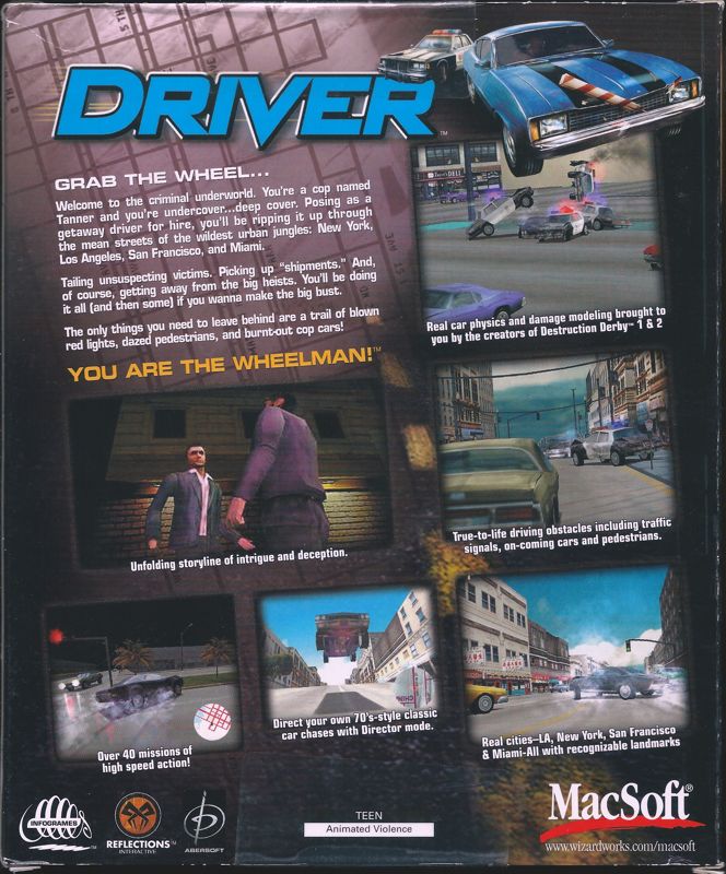Back Cover for Driver (Macintosh)