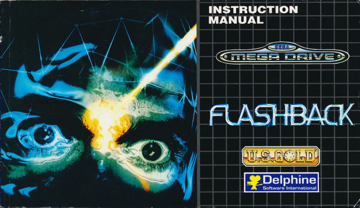 Manual for Flashback: The Quest for Identity (Genesis): Front
