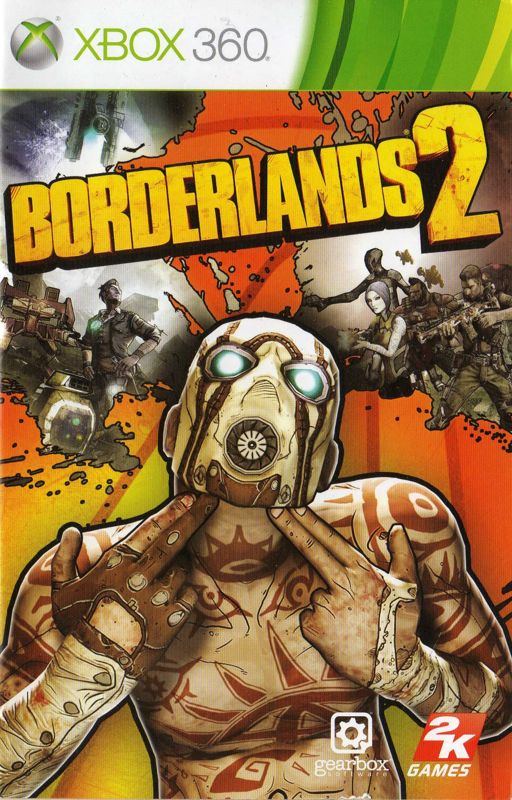 Manual for Borderlands 2 (Xbox 360): Front