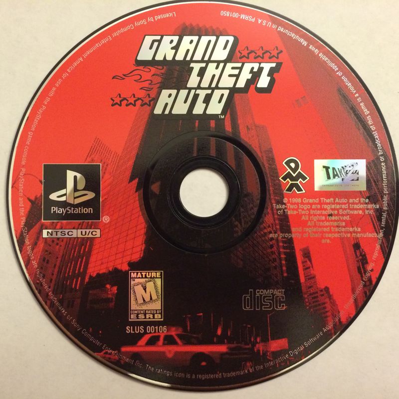 Media for Grand Theft Auto (PlayStation) (2nd release)