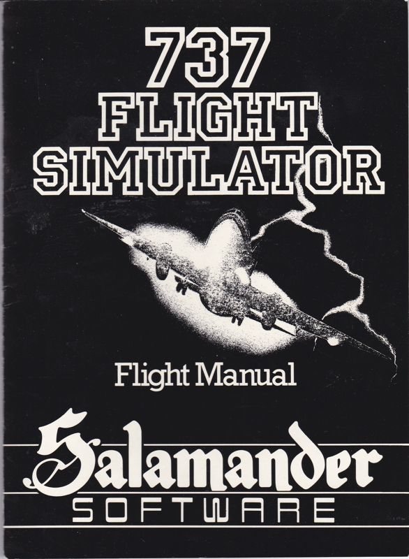 Manual for 737 Flight Simulator (BBC Micro) (Book size: 22cm x 16cm x 3cm): Front