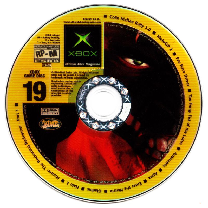 Media for Tao Feng: Fist of the Lotus (Xbox) (Official Xbox Magazine - June 2003 Disc #19)