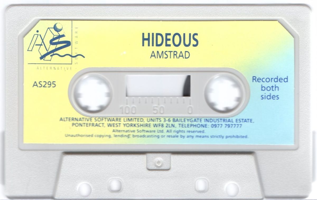 Media for Hideous (Amstrad CPC)