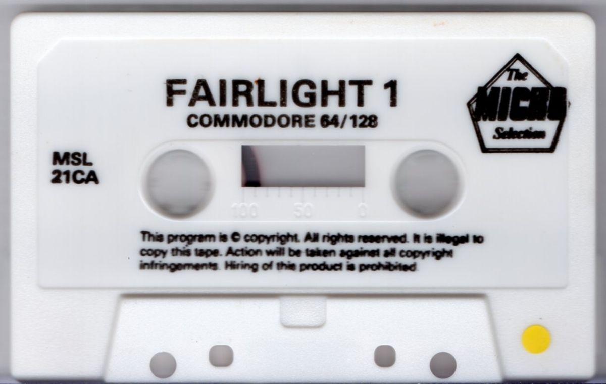 Media for Fairlight (Commodore 64) (Budget re-release)