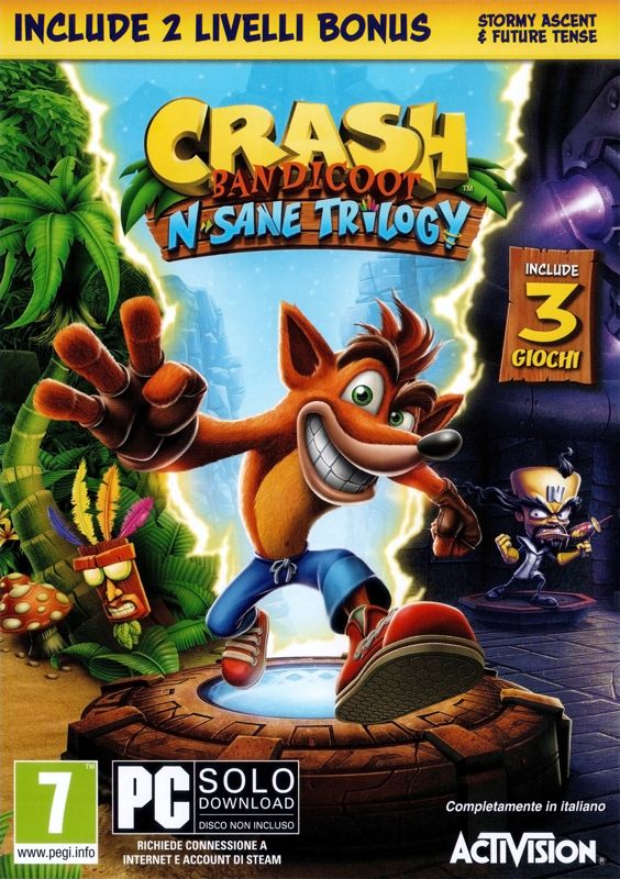 Front Cover for Crash Bandicoot: N. Sane Trilogy (Windows)