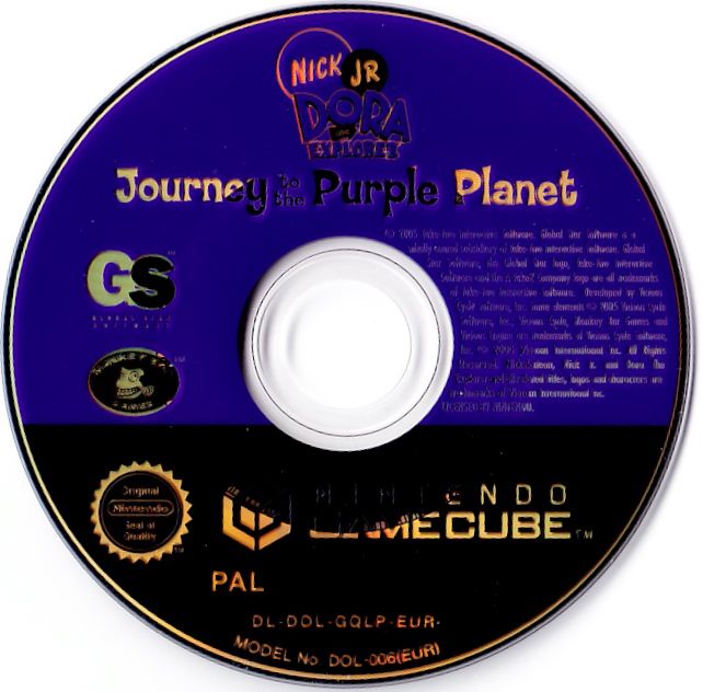 Media for Dora the Explorer: Journey to the Purple Planet (GameCube)