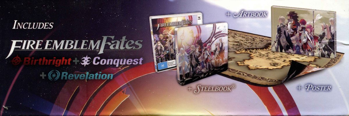 Spine/Sides for Fire Emblem Fates: Limited Edition (Nintendo 3DS): Top