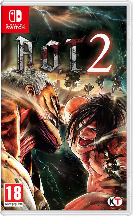 Front Cover for Attack on Titan 2 (Nintendo Switch) (download release)