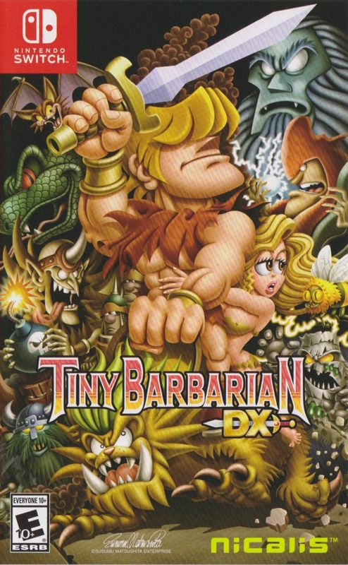 Front Cover for Tiny Barbarian DX (Nintendo Switch)