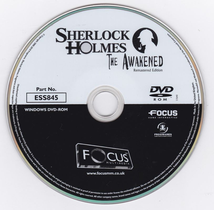 Media for Sherlock Holmes: The Awakened - Remastered Edition (Windows) (Focus Essentials release)