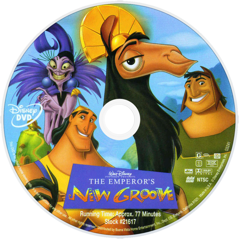 Media for The Emperor's New Groove (included game) (DVD Player)