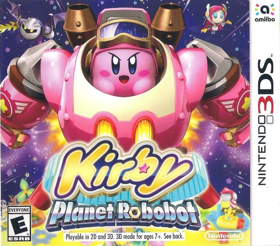 Front Cover for Kirby: Planet Robobot (Nintendo 3DS)