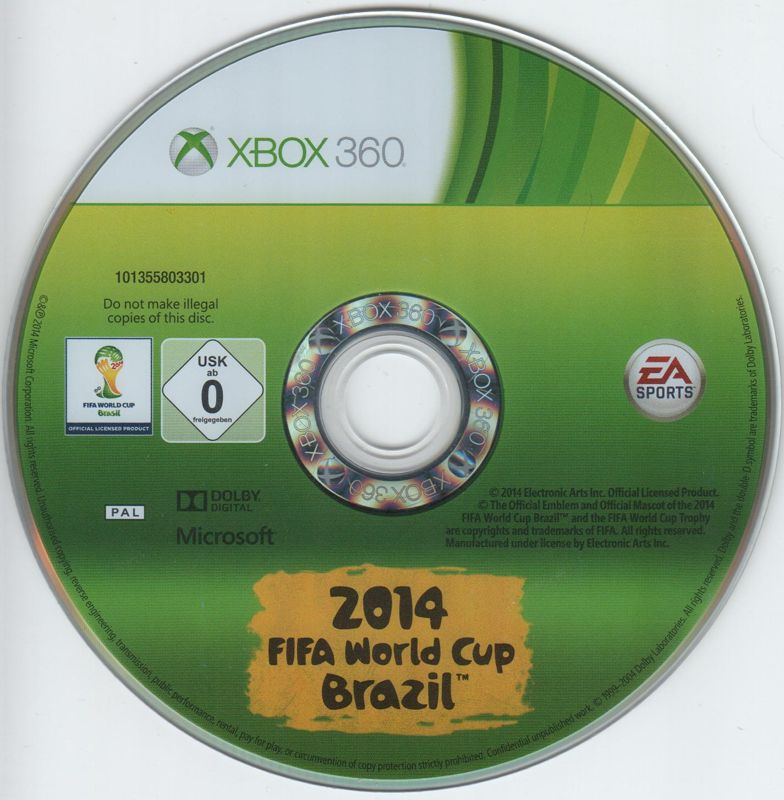 Media for 2014 FIFA World Cup Brazil (Xbox 360)