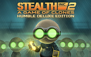 Front Cover for Stealth Inc. 2: A Game of Clones (Humble Deluxe Edition) (Windows) (Humble Store release)
