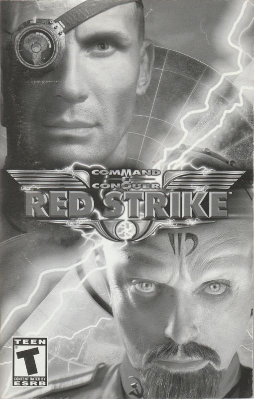 Manual for Command & Conquer: Red Strike (Windows): Front