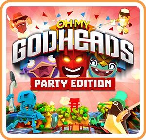 Front Cover for Oh My Godheads (Nintendo Switch) (download release)