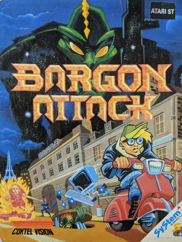 Front Cover for Bargon Attack (Atari ST)
