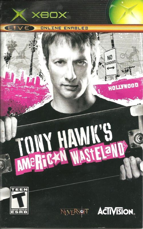 Manual for Tony Hawk's American Wasteland (Xbox): Front