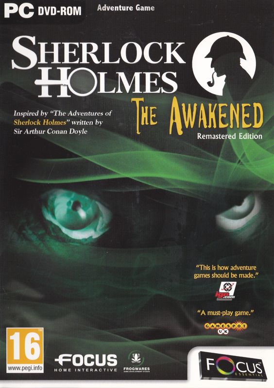 Front Cover for Sherlock Holmes: The Awakened - Remastered Edition (Windows) (Focus Essentials release)
