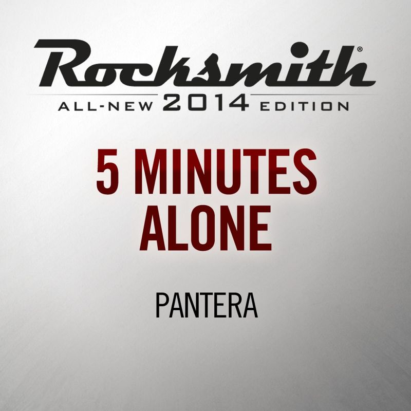 Front Cover for Rocksmith: All-new 2014 Edition - Pantera: 5 Minutes Alone (PlayStation 3 and PlayStation 4) (download release)