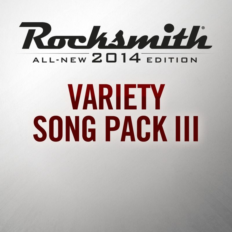 Front Cover for Rocksmith: All-new 2014 Edition - Variety Song Pack III (PlayStation 3 and PlayStation 4) (download release)