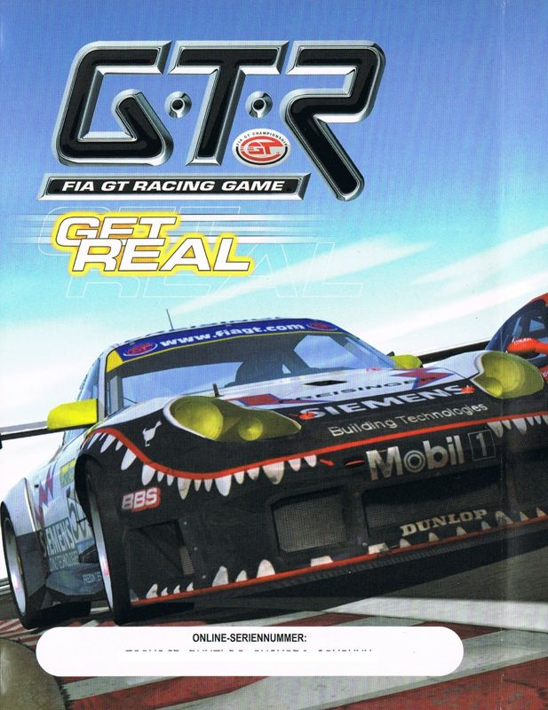 Inside Cover for GTR: FIA GT Racing Game (Windows) (Re-release): Left Inlay