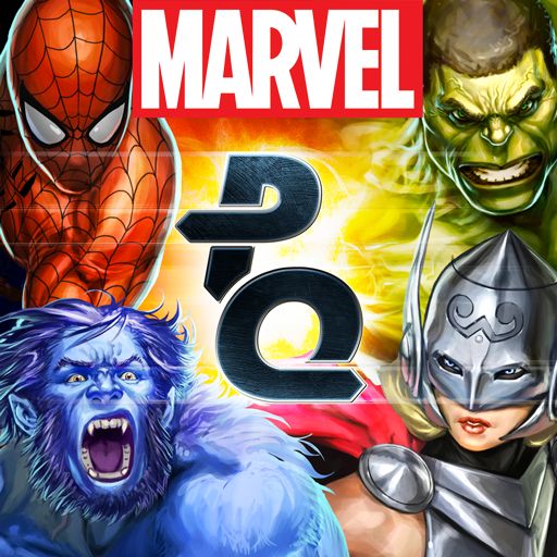 Front Cover for Marvel Puzzle Quest (Android) (Google Play release)