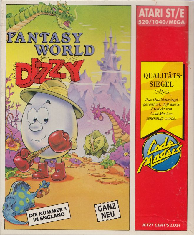 Front Cover for Fantasy World Dizzy (Atari ST)