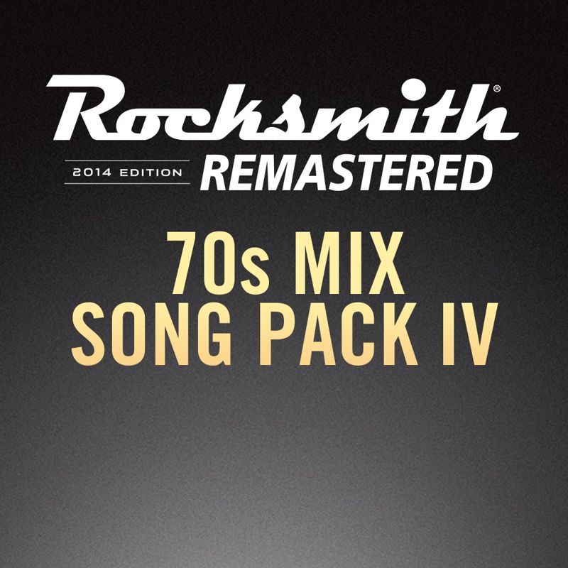 Front Cover for Rocksmith 2014 Edition: Remastered - 70s Mix Song Pack IV (PlayStation 3 and PlayStation 4) (download release)