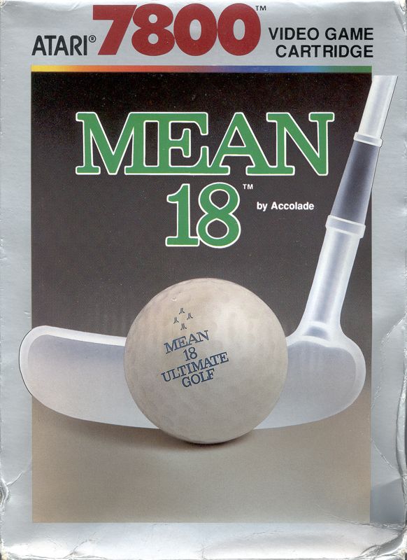 Front Cover for Mean 18 (Atari 7800)