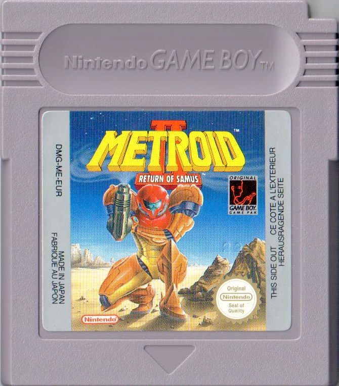 Metroid Ii Return Of Samus Cover Or Packaging Material Mobygames