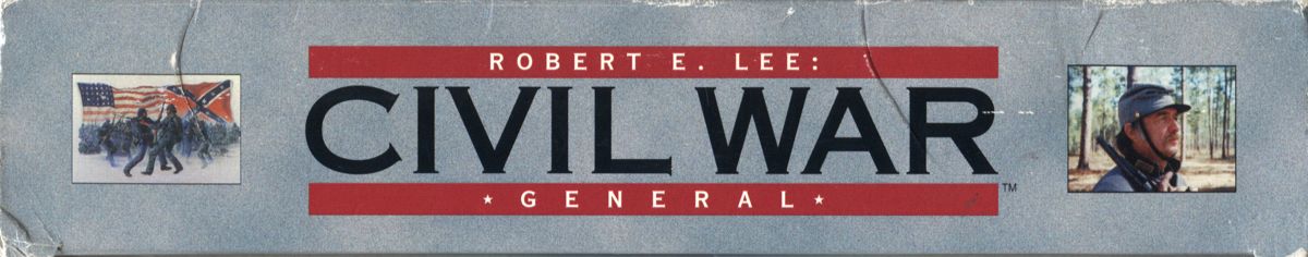 Spine/Sides for Robert E. Lee: Civil War General (Windows and Windows 3.x): Top