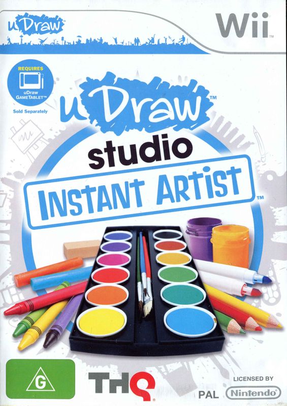 Front Cover for uDraw Studio: Instant Artist (Wii)